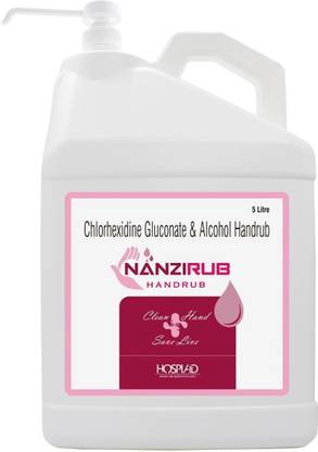 Nanzirub Advance Liquid  | Fungi & Viruses with Emollient & Moisturizer Hand Rub Pump Dispenser