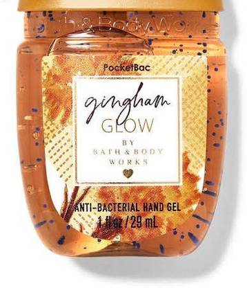 BATH & BODY WORKS GINGHAM GLOW Hand Sanitizer Bottle