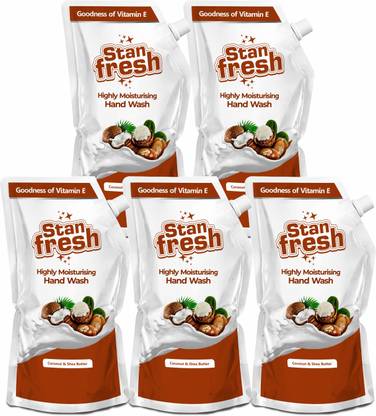 Stan-Fresh Moisturising Hand Wash Coconut & Shea Butter Hand Wash Pouch