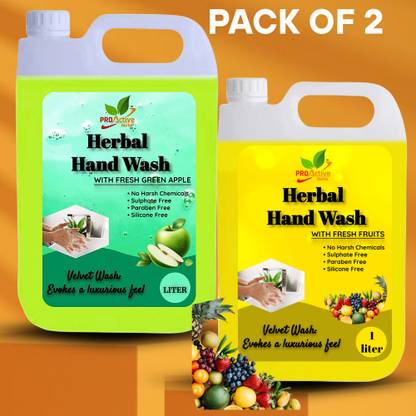 Proactive Herbs Herbal Apple and FruitGerm-Protected Hand Wash Hand Wash Bottle