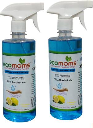 ecomoms  Liquid Hand Sanitizer Spray Bottle