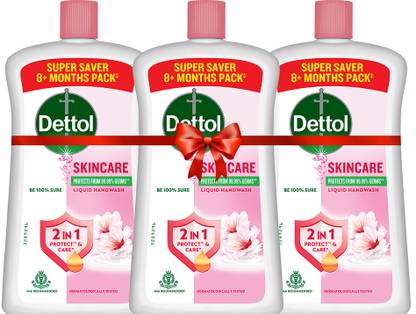Dettol Skincare Liquid Soap| Hand Wash Bottle
