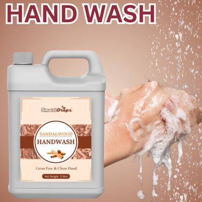 smartdrops andalwood Handwash Liquid 5 Litter Hand Wash Can Hand Sanitizer Can