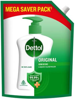Dettol Original Liquid Soap Hand Wash Refill Pouch