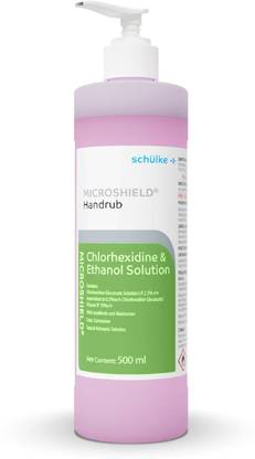 Microshield Handrub 500ml (CHG + Ethanol) - Pack Of 1 Hand Rub Bottle