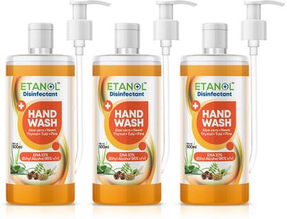 Etanol Hand Wash Sanitizer Alcohol Based | Germ Protection Liquid Sanitizer Spray Bottle