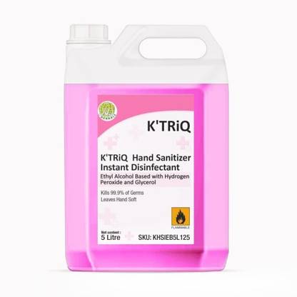 K'TRiQ Instant Disinfectant | WHO Recommended |FDA Approved | 80% Alcohol Hand Sanitizer Can