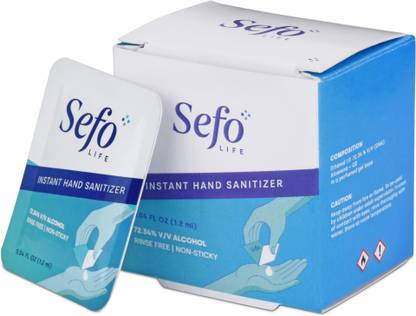 Sefolife Non Sticky Hand sanitizer Hand Sanitizer Sachet