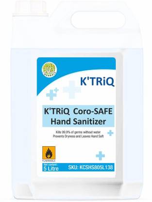 K'TRiQ 80% Alcohol hand sanitizer,Disinfectant|Kill 99.9% Virus| Can Hand Sanitizer Can