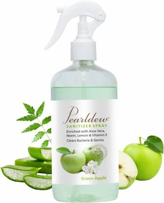 Pearldew  (Spray) Green Apple Sanitizer Spray Pump Dispenser