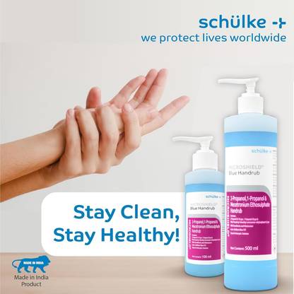 Microshield Blue Hand Rub Bottle