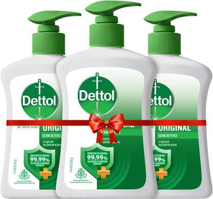 Dettol Liquid Handwash Dispenser Bottle Pump Original Germ Defence Formula Hand Wash Pump Dispenser