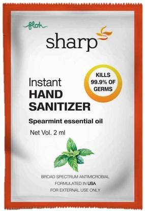 Floh  Sachet 2 ml each (Pack of 1000 Sachet)| Spearmint oil Extract | Hand Sanitizer Pouch