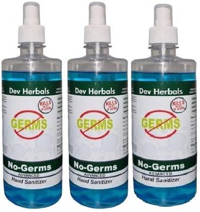 Dev Herbals  500ml 2 pack Hand Sanitizer Spray Bottle