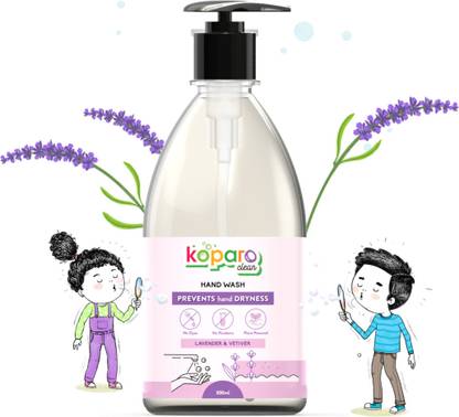 Koparo Natural Hand Wash With Lavender Fragrance | Kids Safe, Eco Friendly, Plant Based Hand Wash Spray Bottle