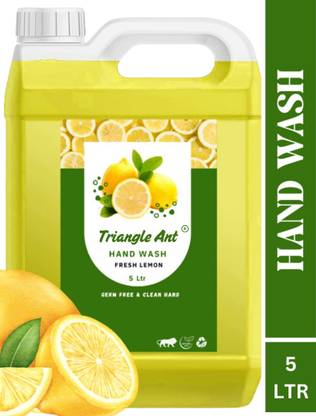 Triangle Ant LEMON Handwash 5 LITER HANDWASH LIQUID Hand Wash Can