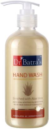 Dr Batras Hand Wash Enriched With Aloe Vera – 300 ml Hand Wash Pump + Refill  (300 ml) at Rs. 40