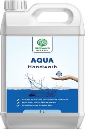 GROVANTI ORGANIC Aqua Hand wash Hand Wash Can
