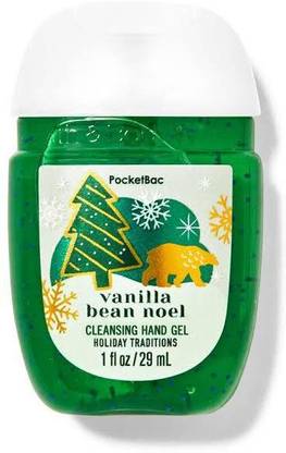 BATH & BODY WORKS VANILLA BEAN NOEL 29 Hand Sanitizer Bottle