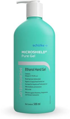 Microshield Pure Gel - Disinfectant Handrub Gel 500ml (Pack Of 1) Hand Rub Bottle