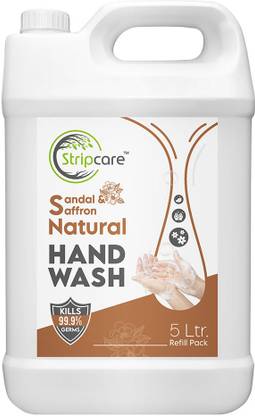 Stripcare Sandal & Saffron Hand Wash Hand Wash Can