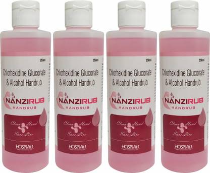 Nanzirub NZHDL250ML-4 Hand Sanitizer Bottle