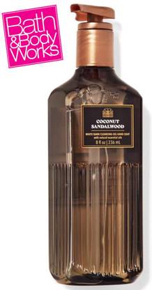 BATH & BODY WORKS COCONUT SANDALWOOD CLEANSING GEL Hand Wash Pump Dispenser