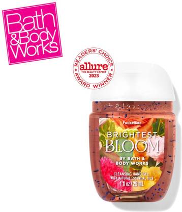 BATH & BODY WORKS Brightest Blooms Cleansing Hand Gel Hand Sanitizer Bottle
