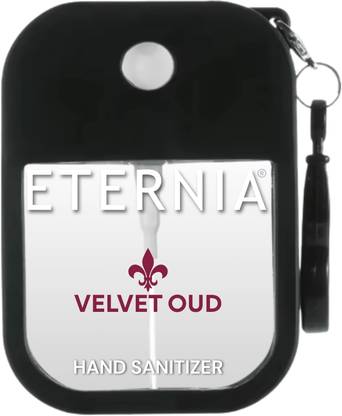 ETERNIA Pocket Spray  Instant Refreshing Gel for Hands - Velvet Oud Hand Sanitizer Spray Bottle