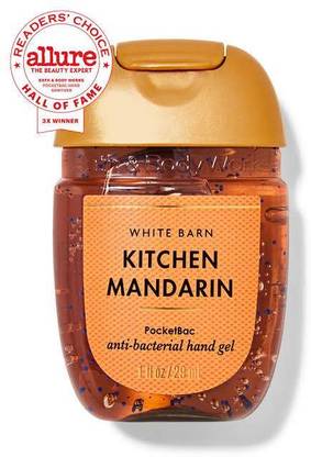 BATH & BODY WORKS KITCHEN MANDARIN HAND GEL Hand Sanitizer Bottle
