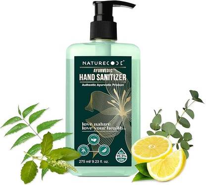 Nature Code Ayurvedic Gel Hand Sanitizer Bottle