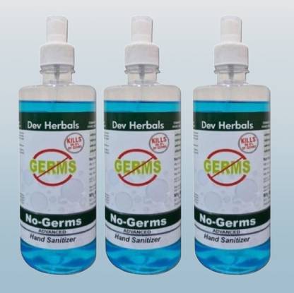 Dev Liquid Hand sanitizer 500ml PO3, Original sanitizer, Alcohol based sanitizer Hand Sanitizer Bottle + Refill