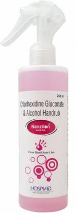 nanzilon Liquid  Spray 80 % Alcohol Content with Trigger Spray Pump Sanitizer Spray Spray Bottle