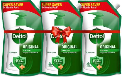 Dettol Liquid Handwash Refill Pouch, Original Hand Wash Pouch