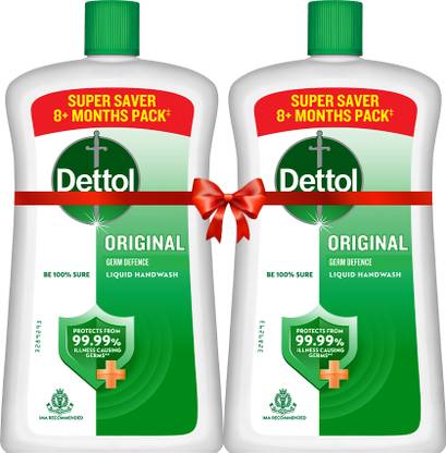 Dettol Original Liquid Soap Hand Wash Bottle