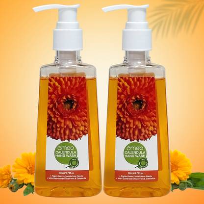 Omeo Calendula Germ Protection Hand Wash Liquid with Pump Bottle Combo Pack Hand Wash Pump Dispenser