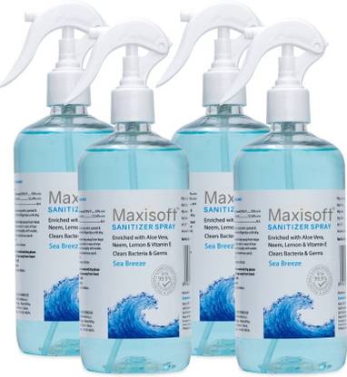 Maxisoft  Spray Sea Breeze | Instant Germ Kill & Daily Hygiene Protection Sanitizer Spray Bottle