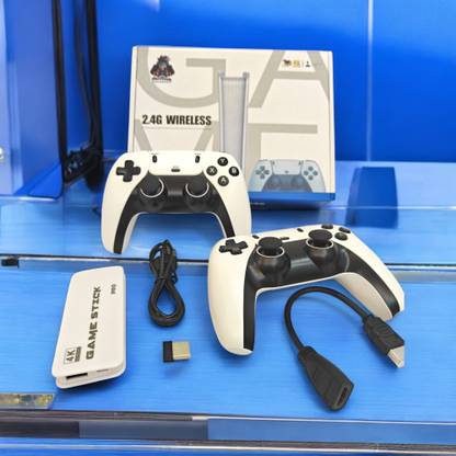 uphaarbyomg 4K Game Stick with Dual Wireless Controllers |HDMI Video Game| Classic Games  Gaming Accessory Kit