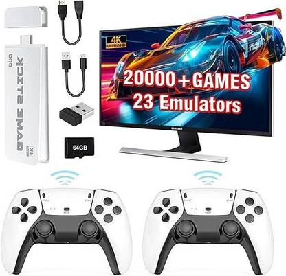 LoXy New Edition Wireless Console Retro Video Game for TV- 4K Ultra HD Handheld Gaming Console