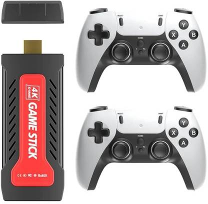 cloud infotech Video Game Built-in 35K+ 2D 3D Classic RET Games Wireless Controller (128 GB) Handheld Gaming Console