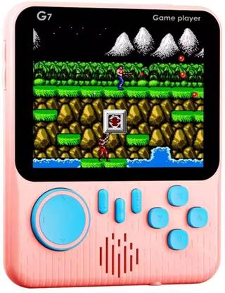 Pinxo Retro Classic Game Box G7 – 666 Games, 3.5" Screen, 2-Player, Play on TV Handheld Gaming Console