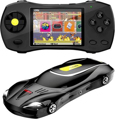 TMG Handheld Game Video Game Console 620 Retro Games-Black Handheld Gaming Console