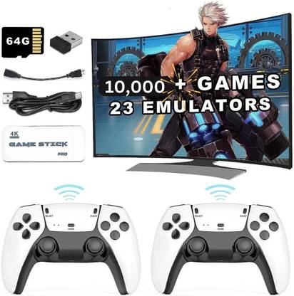 TMG Wireless Retro Game Console, Plug and Play Video Game Stick, Holds 10000+ Games Handheld Gaming Console
