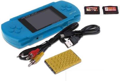 Flipfit LCD Display Mini Handheld PSP Kids PVP Station Retro(Blue) Video Gaming Console Handheld Gaming Console