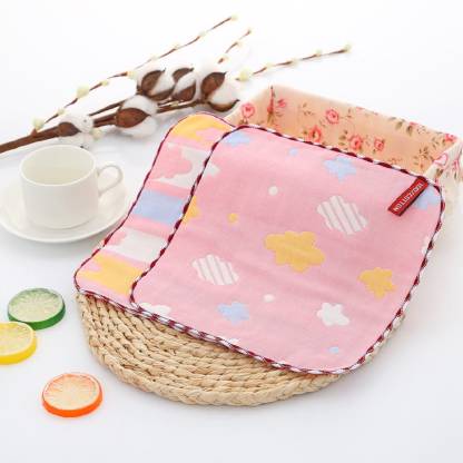 Khillayox Microfiber Soft Face Towel/Rumal for Women's, Kids and Babies-400 GSM(25x25 CM) ["Multicolor"] Handkerchief