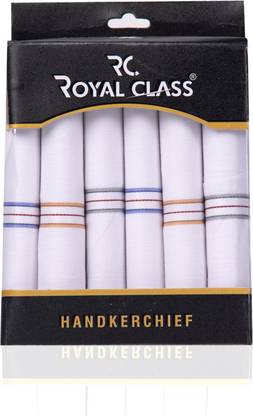 RC. ROYAL CLASS HK103 ["White"] Handkerchief