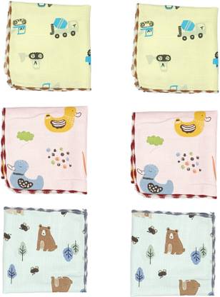 Johnnie Boy Handkerchief for women Rumal/Face Towel Soft Super Absorbent kerchiefs For girls ["Multicolor"] Handkerchief