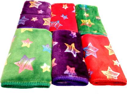 कनिका 8048 COMBO COTTON Handkerchief Hand Face Handkerchiefs Bath Towel (6) रूमाल