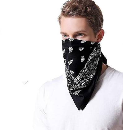 Good Shopkeeper 20inch x 20inch Cotton ["Black"] Handkerchief