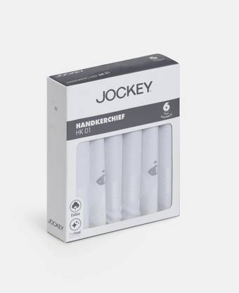 JOCKEY HK01 Super Combed Cotton ["White"] Handkerchief